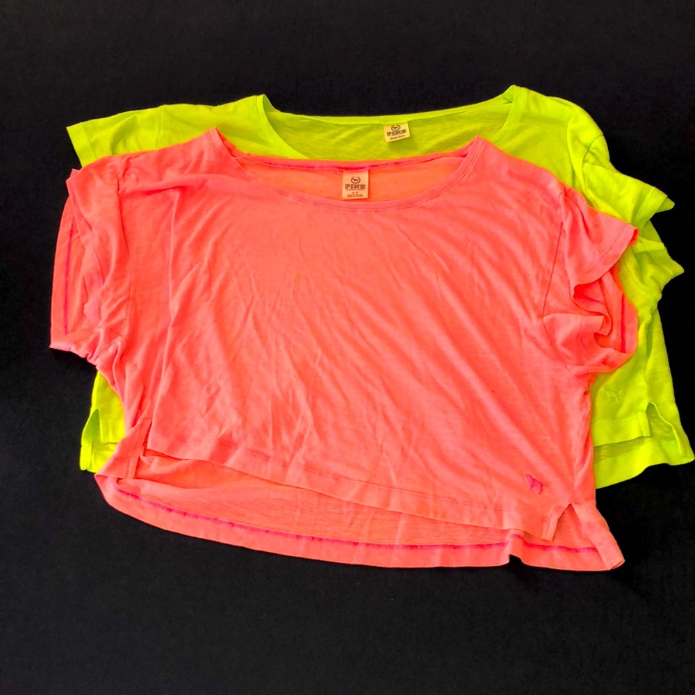 Off the shoulder small PINK Crop Tops